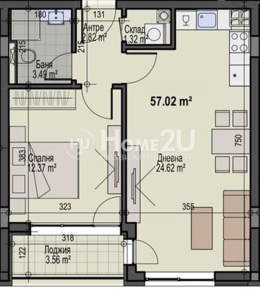 Продава 2-СТАЕН, гр. София, Манастирски ливади, снимка 6 - Апартаменти - 54281348