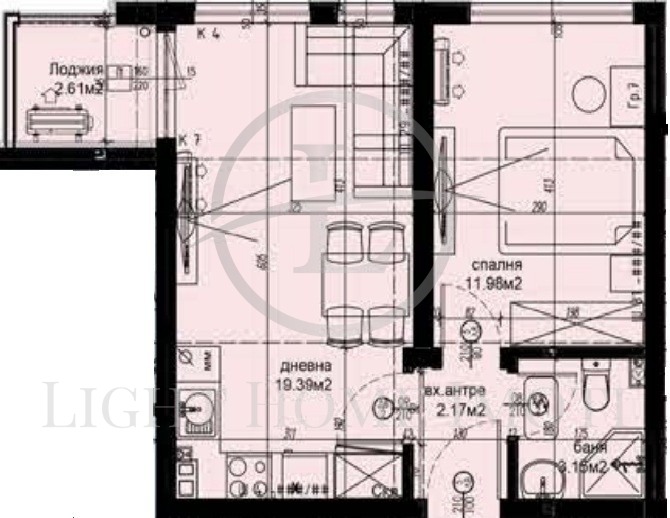Продава 2-СТАЕН, гр. Пловдив, Христо Смирненски, снимка 5 - Апартаменти - 55469354