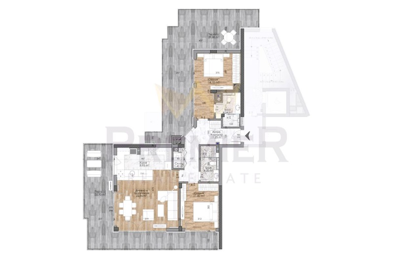 Продава 3-СТАЕН, гр. София, Манастирски ливади, снимка 2 - Апартаменти - 53072707