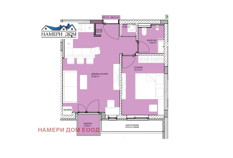 Продава 2-СТАЕН, гр. София, Малинова долина, снимка 2 - Aпартаменти - 46876276