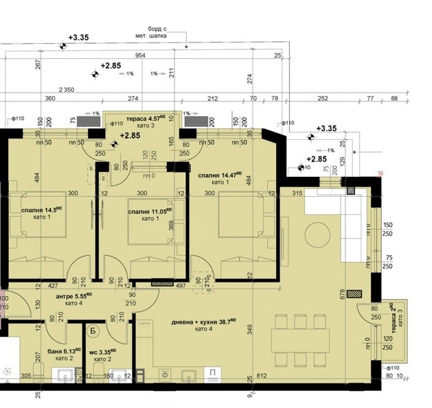 In vendita  3 camere da letto Stara Zagora , Tsentar , 146 mq | 18141879 - Immagine [8]