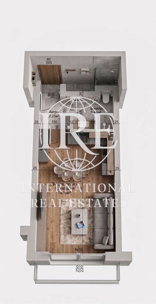 Продава 1-СТАЕН, гр. Варна, м-т Ален мак, снимка 2 - Апартаменти - 54204685