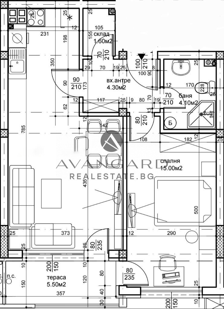 À venda  1 quarto Plovdiv , Hristo Smirnenski , 72 m² | 42059983 - imagem [9]