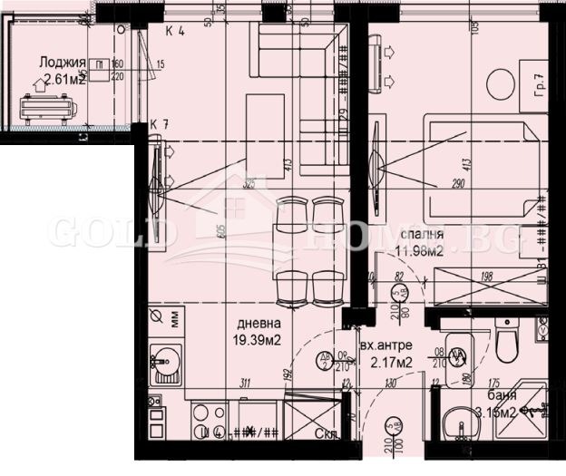 In vendita  1 camera da letto Plovdiv , Hristo Smirnenski , 55 mq | 57411402 - Immagine [2]