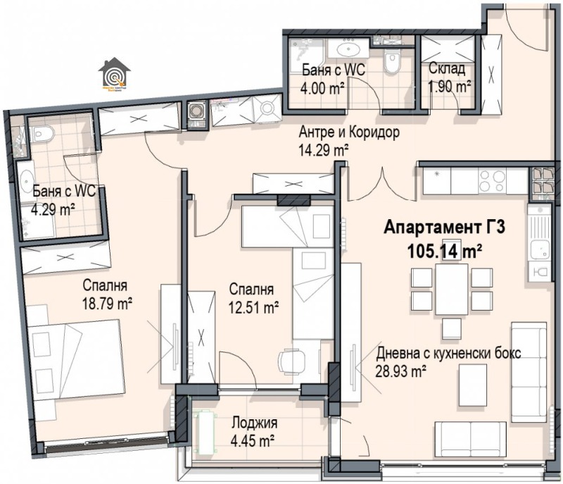 Te koop  2 slaapkamers Sofia , Krastova vada , 127 m² | 15508936 - afbeelding [5]