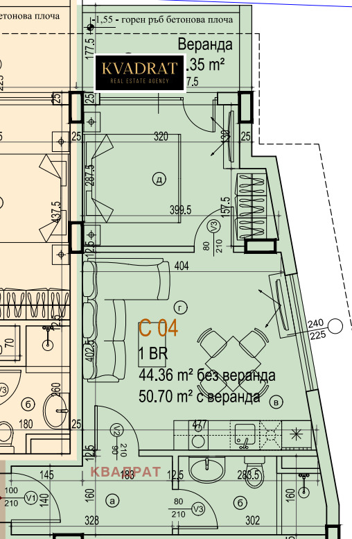 Продава  2-стаен град София , Манастирски ливади , 56 кв.м | 62212776 - изображение [2]