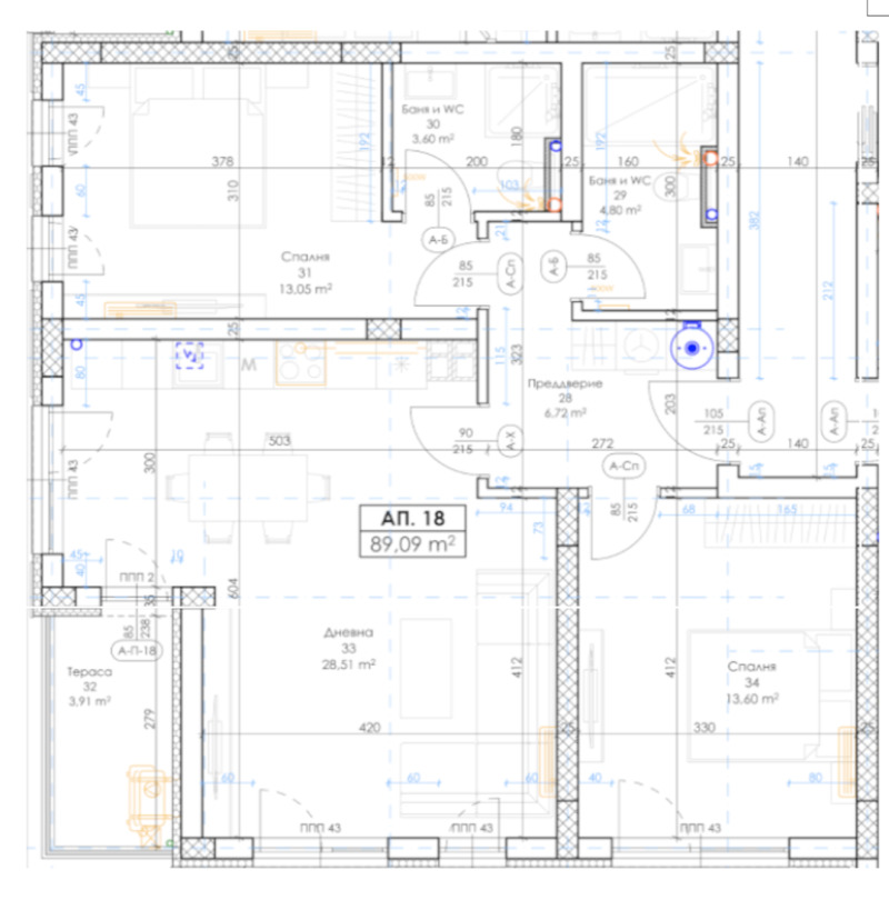 Продава 3-СТАЕН, гр. Пловдив, Беломорски, снимка 2 - Aпартаменти - 48120961