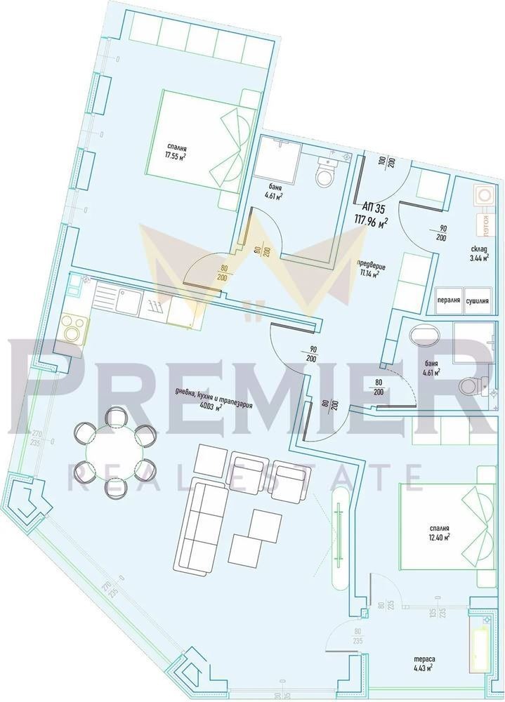 Продава 3-СТАЕН, гр. София, Малинова долина, снимка 6 - Апартаменти - 53257504