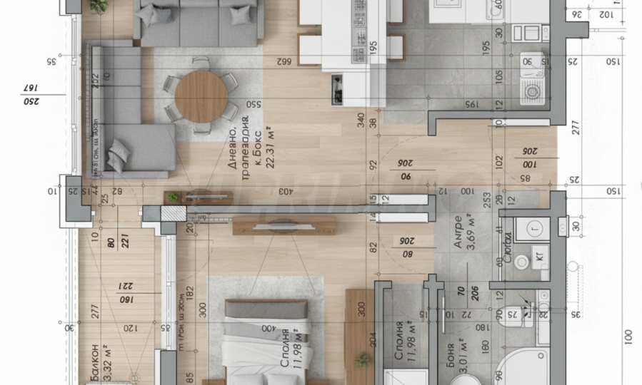 Продава 2-СТАЕН, гр. София, Овча купел, снимка 9 - Апартаменти - 53644002