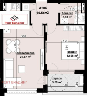 1 dormitorio Izgrev, Burgas 5