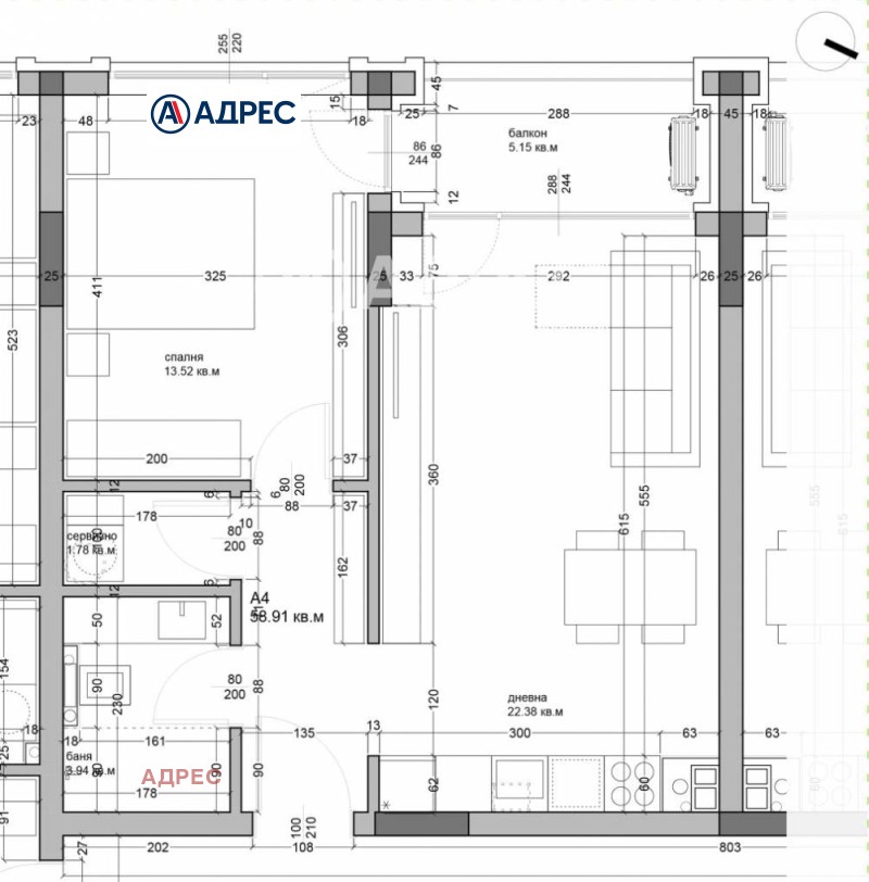 Продава 2-СТАЕН, гр. Варна, Аспарухово, снимка 2 - Aпартаменти - 47928177