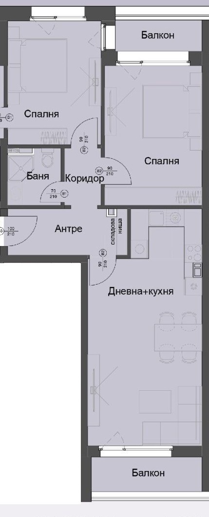 Продава 3-СТАЕН, гр. София, Витоша, снимка 2 - Aпартаменти - 48993726