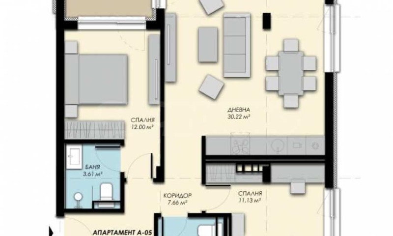Продава 3-СТАЕН, гр. София, с. Бистрица, снимка 2 - Апартаменти - 53539042