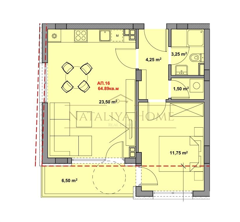 Продава 2-СТАЕН, гр. Бургас, Сарафово, снимка 2 - Апартаменти - 53693498