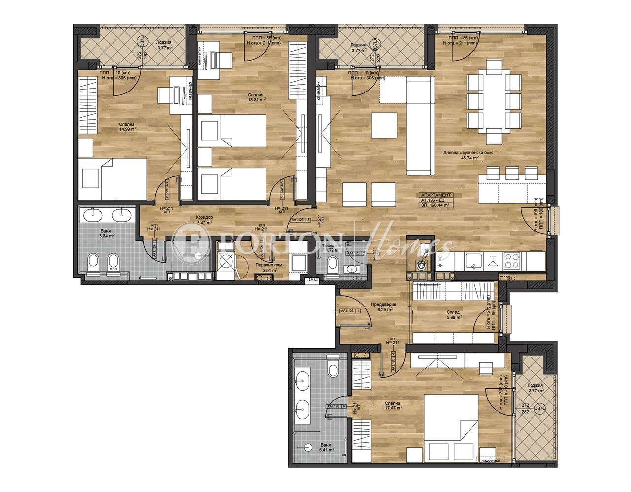 Продава 4-СТАЕН, гр. София, Бояна, снимка 4 - Апартаменти - 53616048