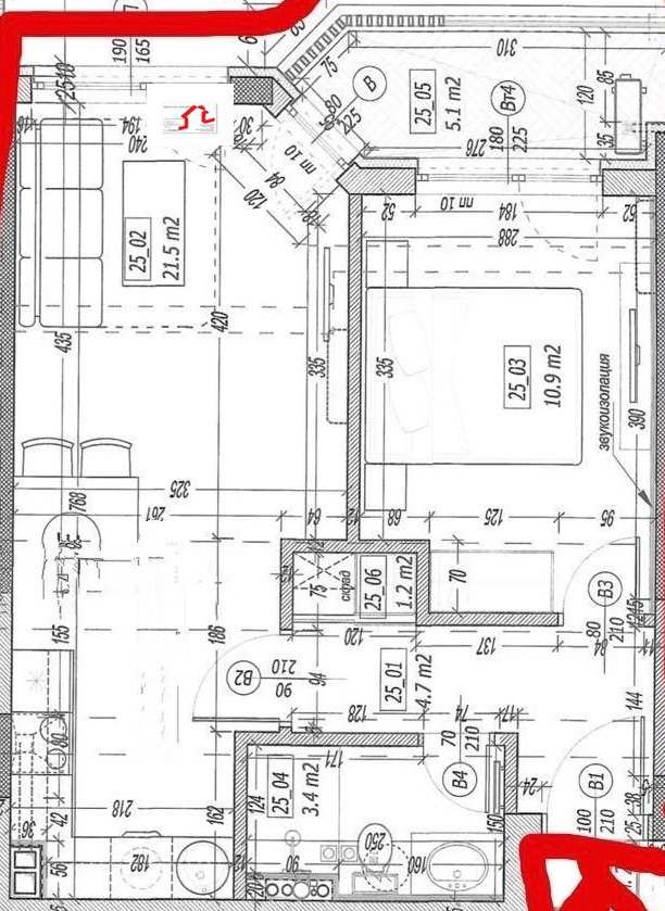 Продава  2-стаен град София , Малинова долина , 65 кв.м | 25939473 - изображение [5]