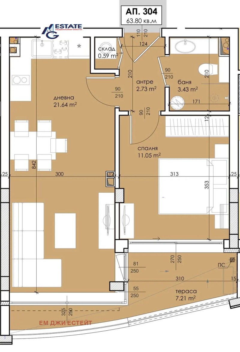 Продава 2-СТАЕН, гр. Созопол, област Бургас, снимка 15 - Апартаменти - 53233945