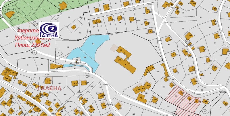For Sale  Plot region Plovdiv , Hrabrino , 2391 sq.m | 58354990