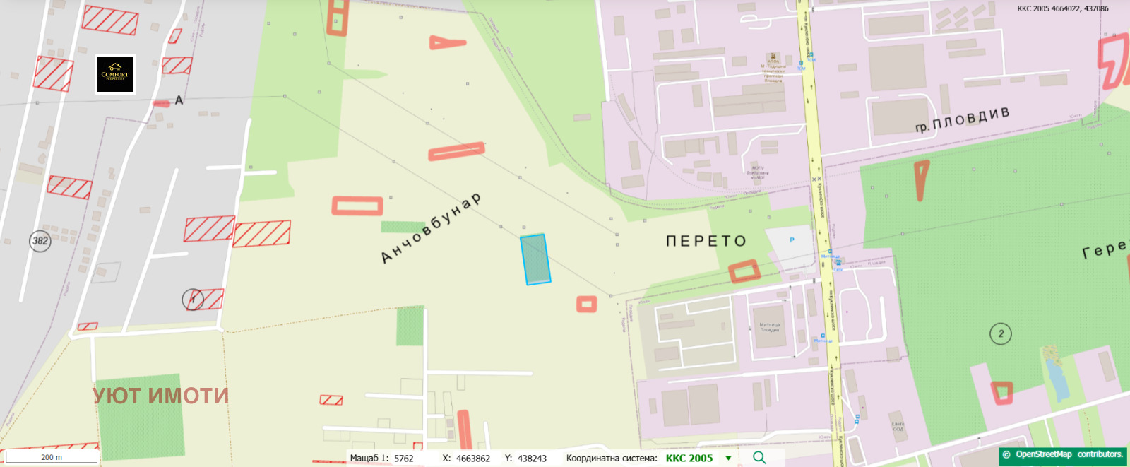 Продава ПАРЦЕЛ, с. Браниполе, област Пловдив, снимка 2 - Парцели - 54467509