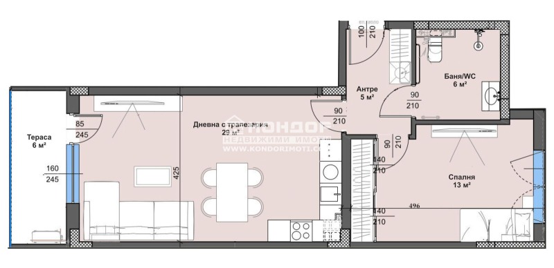 Продава 2-СТАЕН, гр. Пловдив, Тракия, снимка 2 - Апартаменти - 49954416