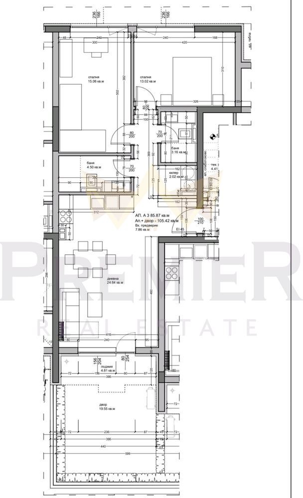 Продава  3-стаен град Варна , Възраждане 1 , 106 кв.м | 76874963 - изображение [15]