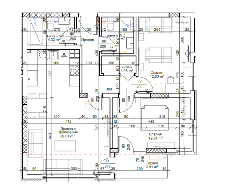 Продава 3-СТАЕН, гр. Пловдив, Тракия, снимка 3 - Aпартаменти - 49583609