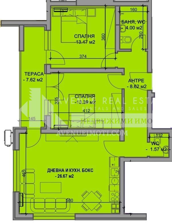 Продава 3-СТАЕН, гр. Пловдив, Южен, снимка 2 - Апартаменти - 53807704