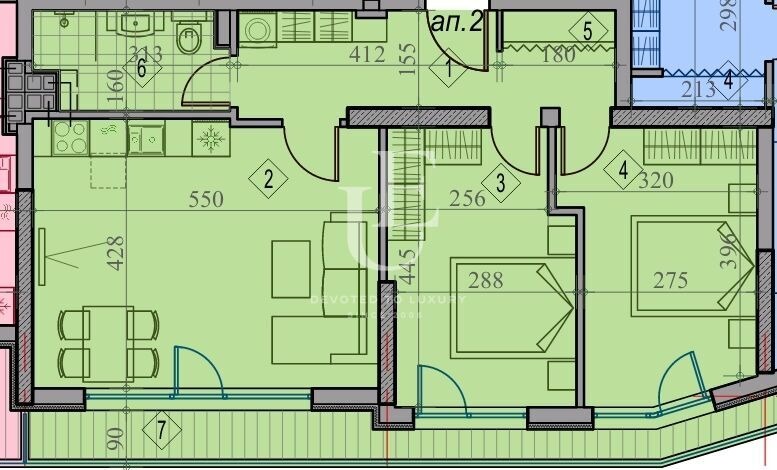 Продава 3-СТАЕН, гр. София, Кръстова вада, снимка 4 - Апартаменти - 54732167