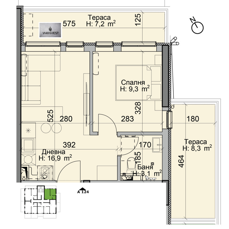 Zu verkaufen  1 Schlafzimmer Sofia , Moderno predgradie , 65 qm | 27875855 - Bild [4]
