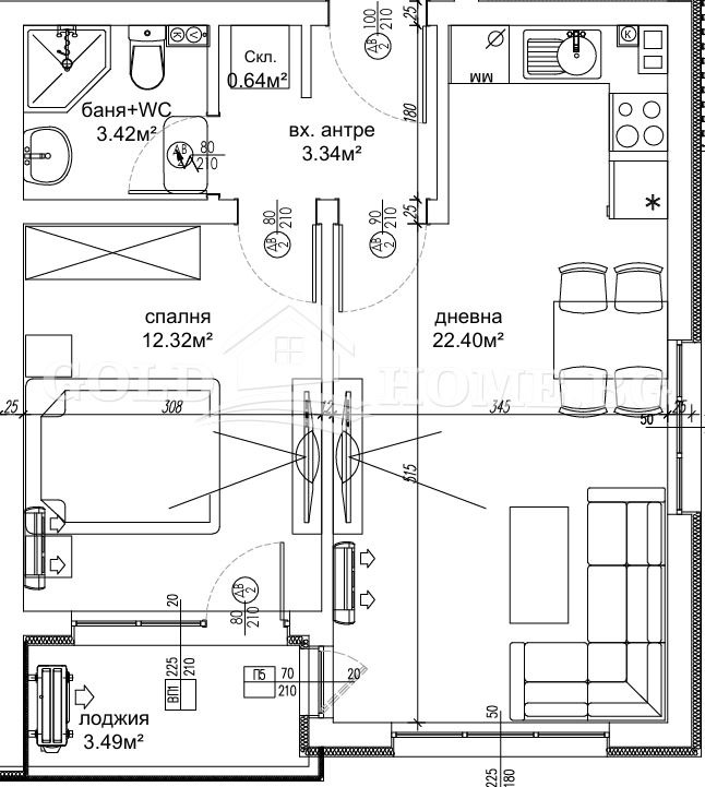 Продава 2-СТАЕН, гр. Пловдив, Остромила, снимка 2 - Апартаменти - 53070068