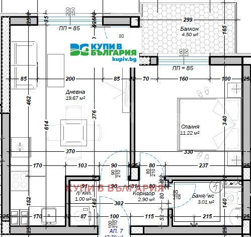 Продава 2-СТАЕН, гр. Варна, Изгрев, снимка 2 - Апартаменти - 55456835