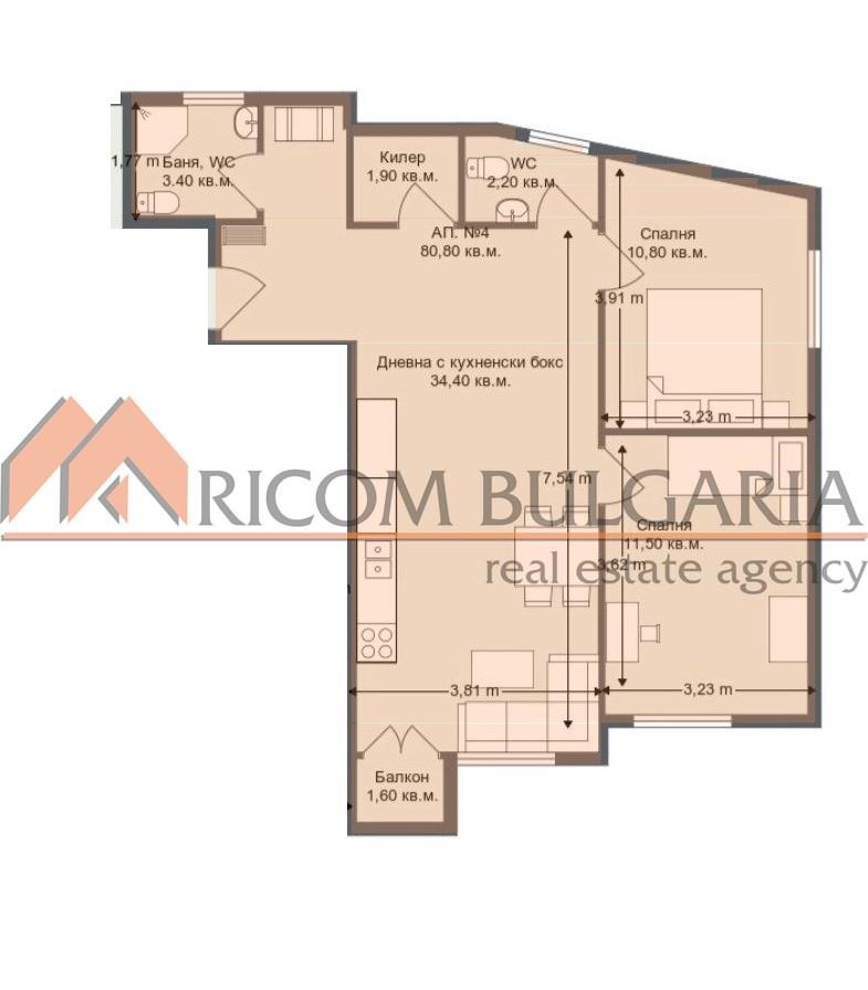 Продава 3-СТАЕН, гр. Варна, Бриз, снимка 2 - Апартаменти - 52874392