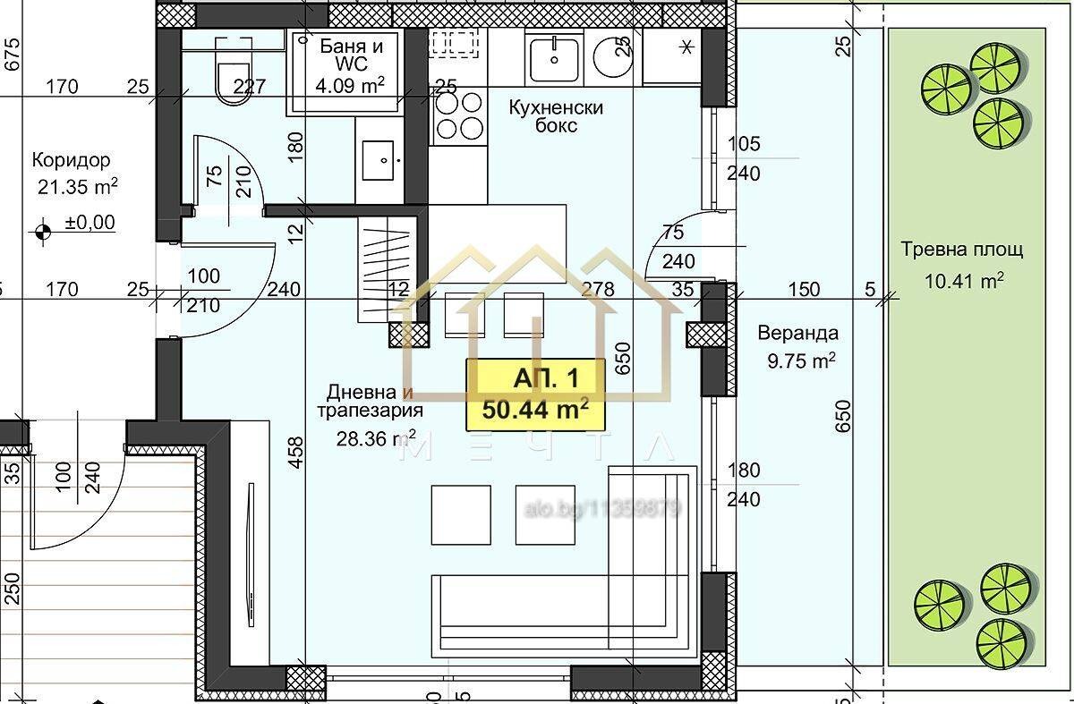 Продава 1-СТАЕН, гр. Пловдив, Христо Смирненски, снимка 8 - Апартаменти - 55933006
