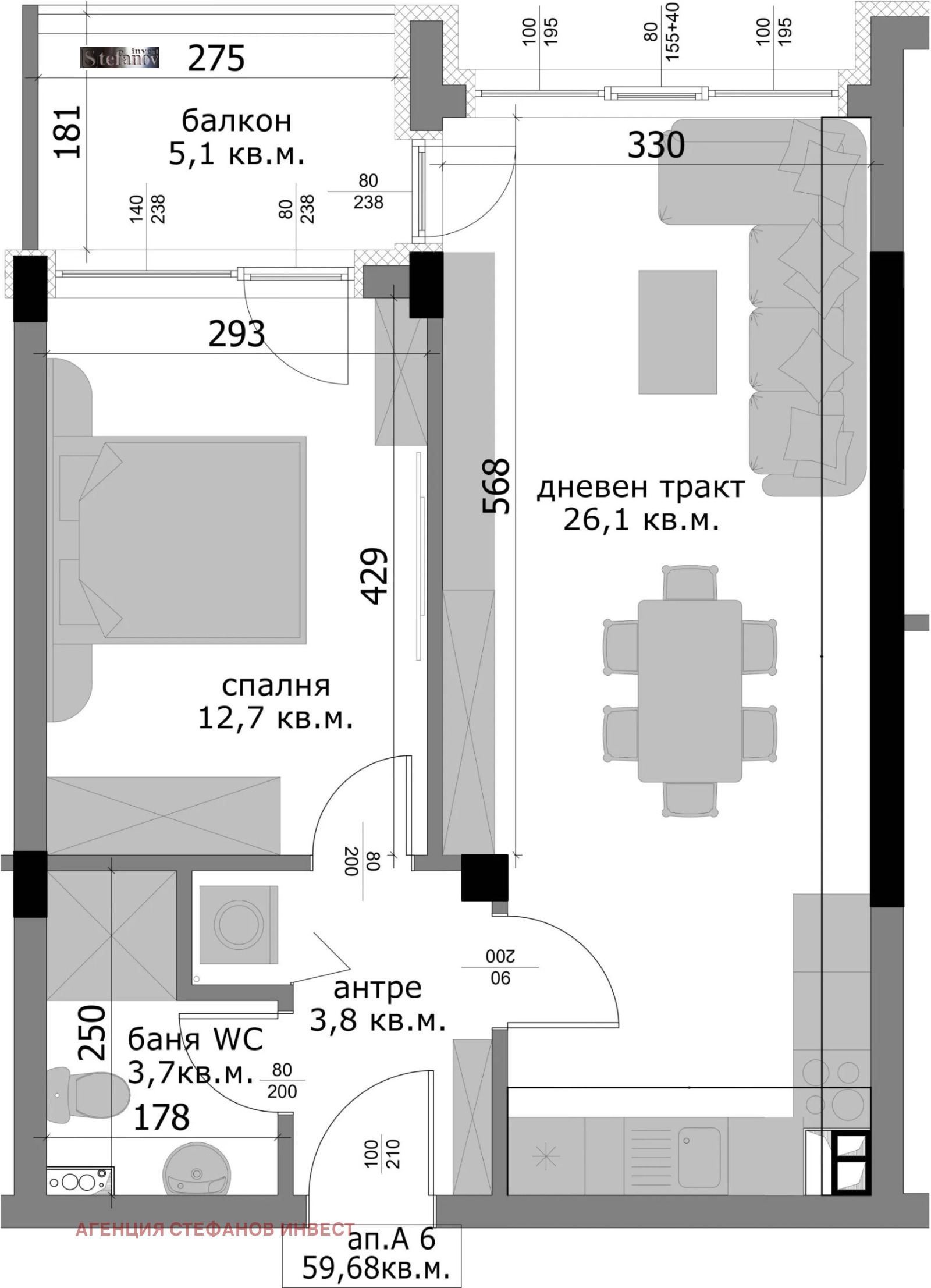 Продава 2-СТАЕН, гр. Варна, Владислав Варненчик 1, снимка 2 - Апартаменти - 55230816