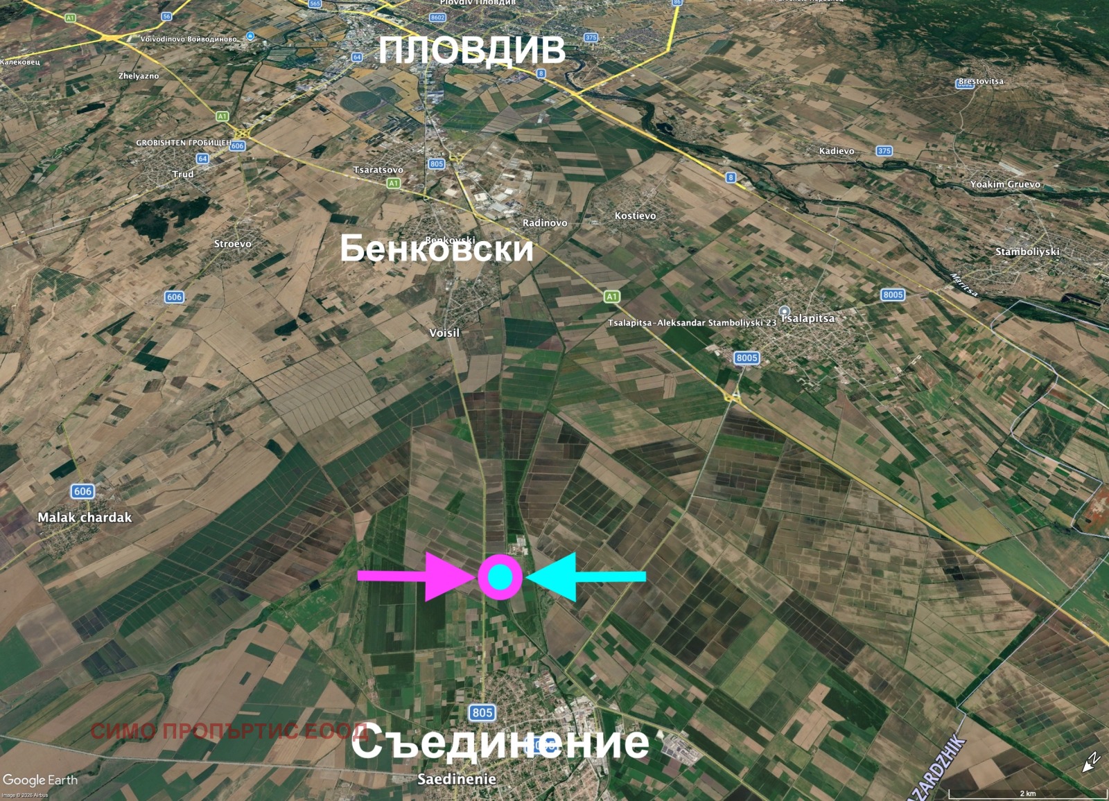 Продава ПАРЦЕЛ, гр. Съединение, област Пловдив, снимка 4 - Парцели - 54343195