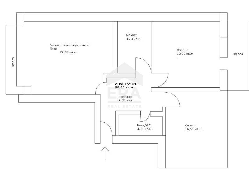 Продава 3-СТАЕН, гр. Велико Търново, Картала, снимка 12 - Aпартаменти - 48114515