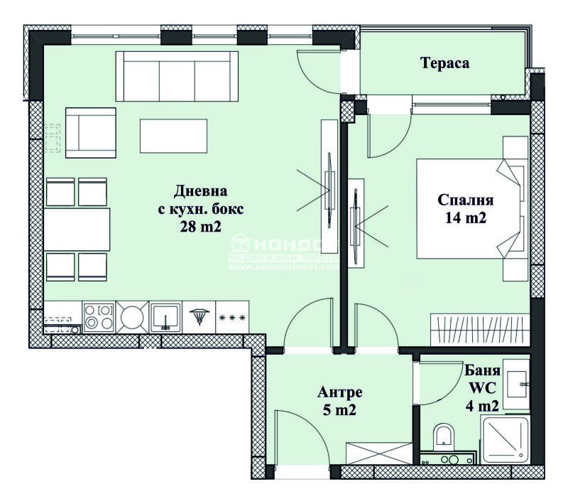 Продава 2-СТАЕН, гр. Пловдив, Христо Смирненски, снимка 1 - Aпартаменти - 44544750