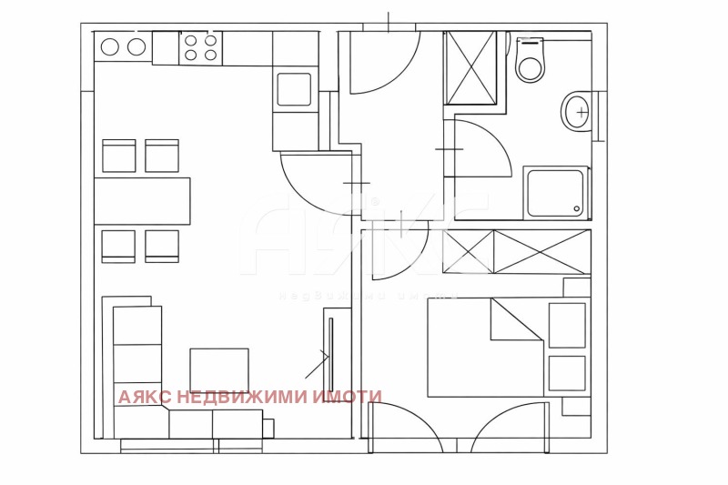 Продава 2-СТАЕН, гр. София, Левски Г, снимка 3 - Апартаменти - 53021816