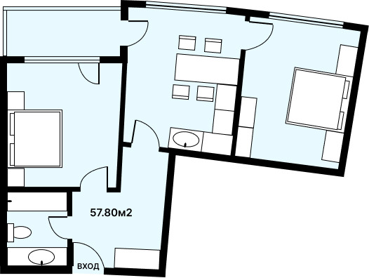Продава 3-СТАЕН, к.к. Слънчев бряг, област Бургас, снимка 2 - Апартаменти - 52670728