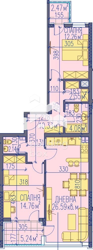 Продава 3-СТАЕН, гр. Пловдив, Тракия, снимка 5 - Апартаменти - 53440642