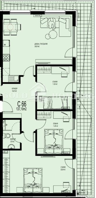 Продава 4-СТАЕН, гр. Пловдив, Христо Смирненски, снимка 3 - Апартаменти - 52410128