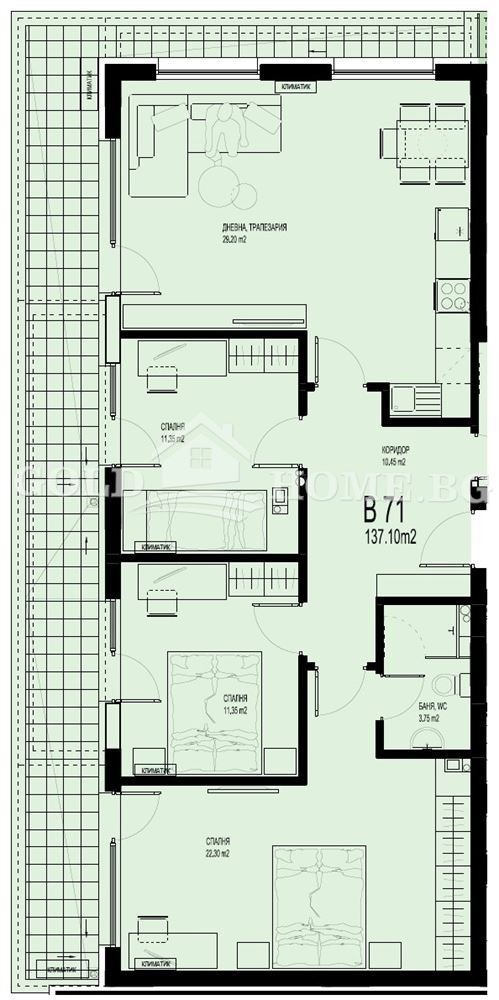 Продава 4-СТАЕН, гр. Пловдив, Христо Смирненски, снимка 2 - Апартаменти - 52410128