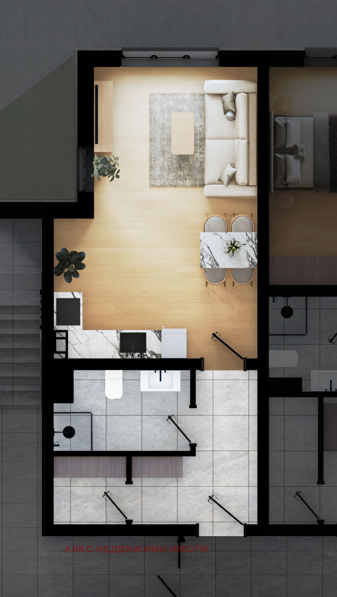Продава  1-стаен град София , Дружба 2 , 52 кв.м | 45047770 - изображение [2]