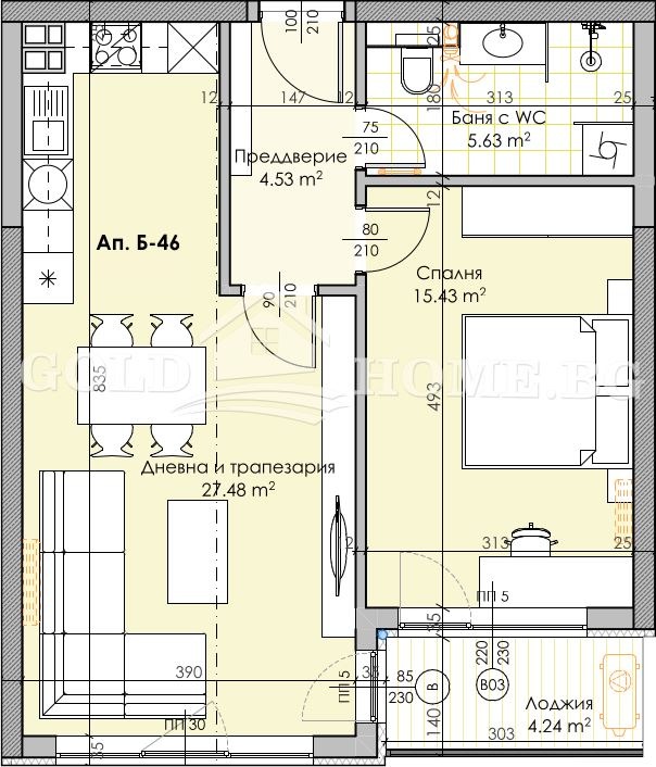 Til salg  1 soveværelse Plovdiv , Karshiyaka , 83 kvm | 37553531 - billede [3]