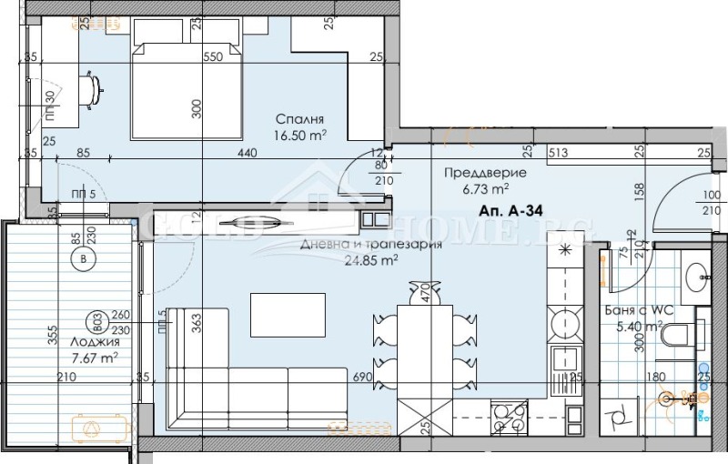 Til salg  1 soveværelse Plovdiv , Karshiyaka , 83 kvm | 37553531 - billede [2]