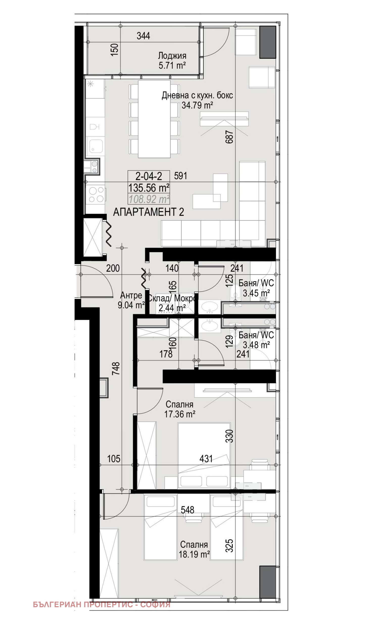 Продава 3-СТАЕН, гр. София, Манастирски ливади, снимка 4 - Апартаменти - 55307347