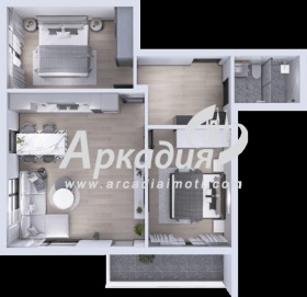 2 bedroom Ostromila, Plovdiv 1