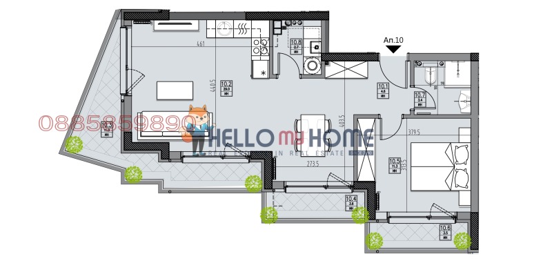Продава  2-стаен град София , Кръстова вада , 94 кв.м | 59478498