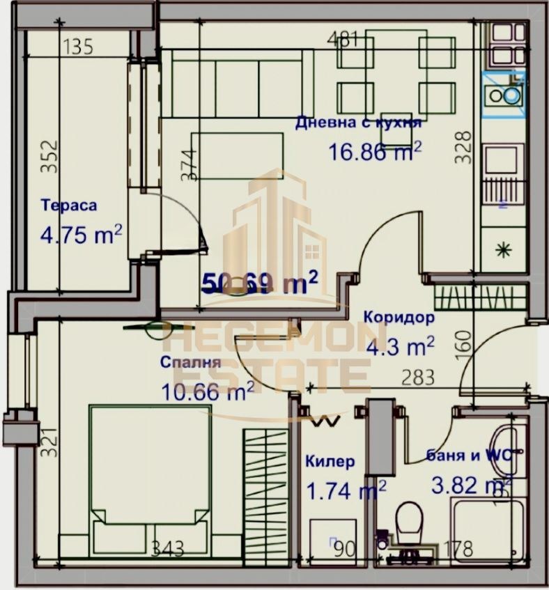 Продава 2-СТАЕН, гр. Варна, Младост 1, снимка 2 - Апартаменти - 51292607