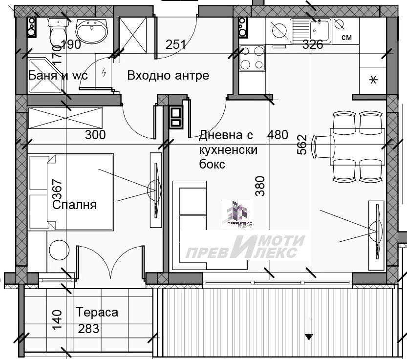Продава 2-СТАЕН, гр. Пловдив, Коматевски възел, снимка 9 - Апартаменти - 56200901